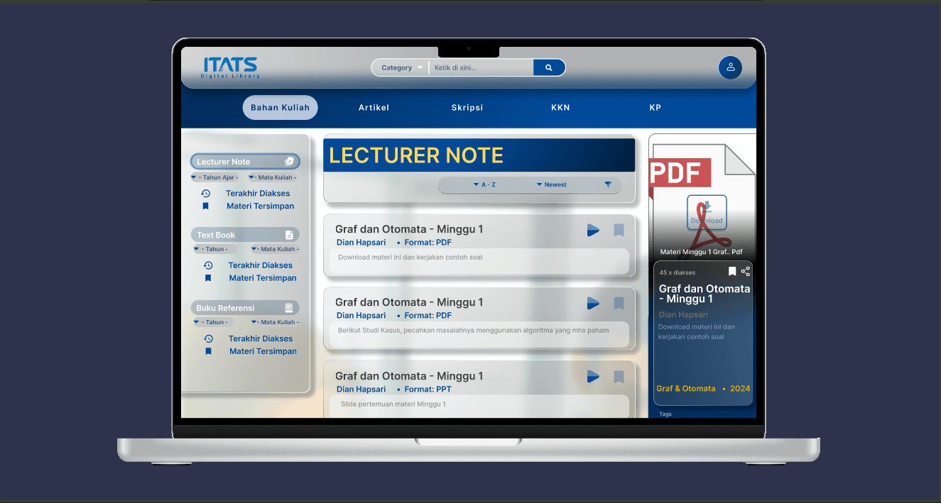 Digital Librarry - ITATS's Informatics